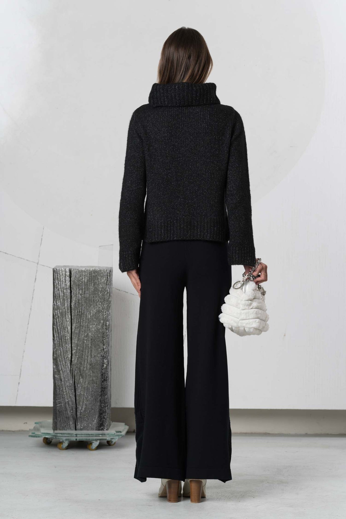 Pantalón ELISA CAVALETTI en punto negro