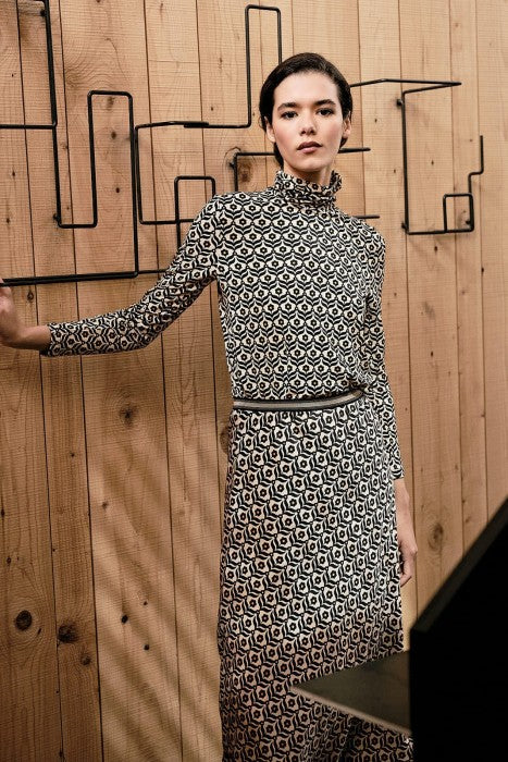 Camiseta GUITARE cuello alto estampada PIERA