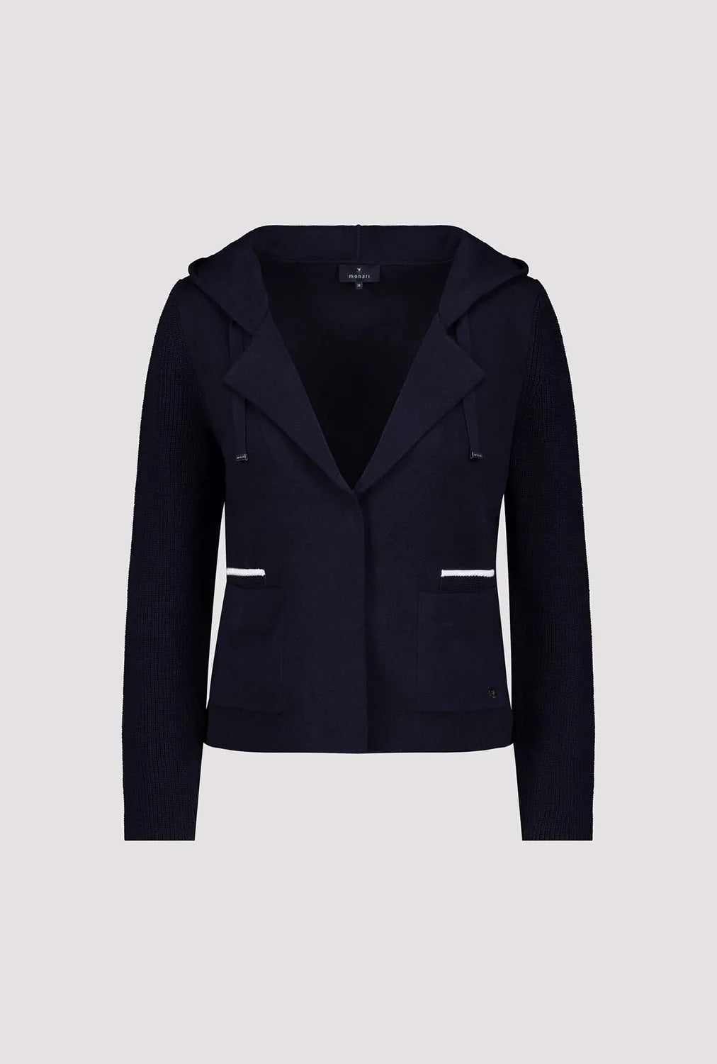 Chaqueta MONARI azul marino en punto