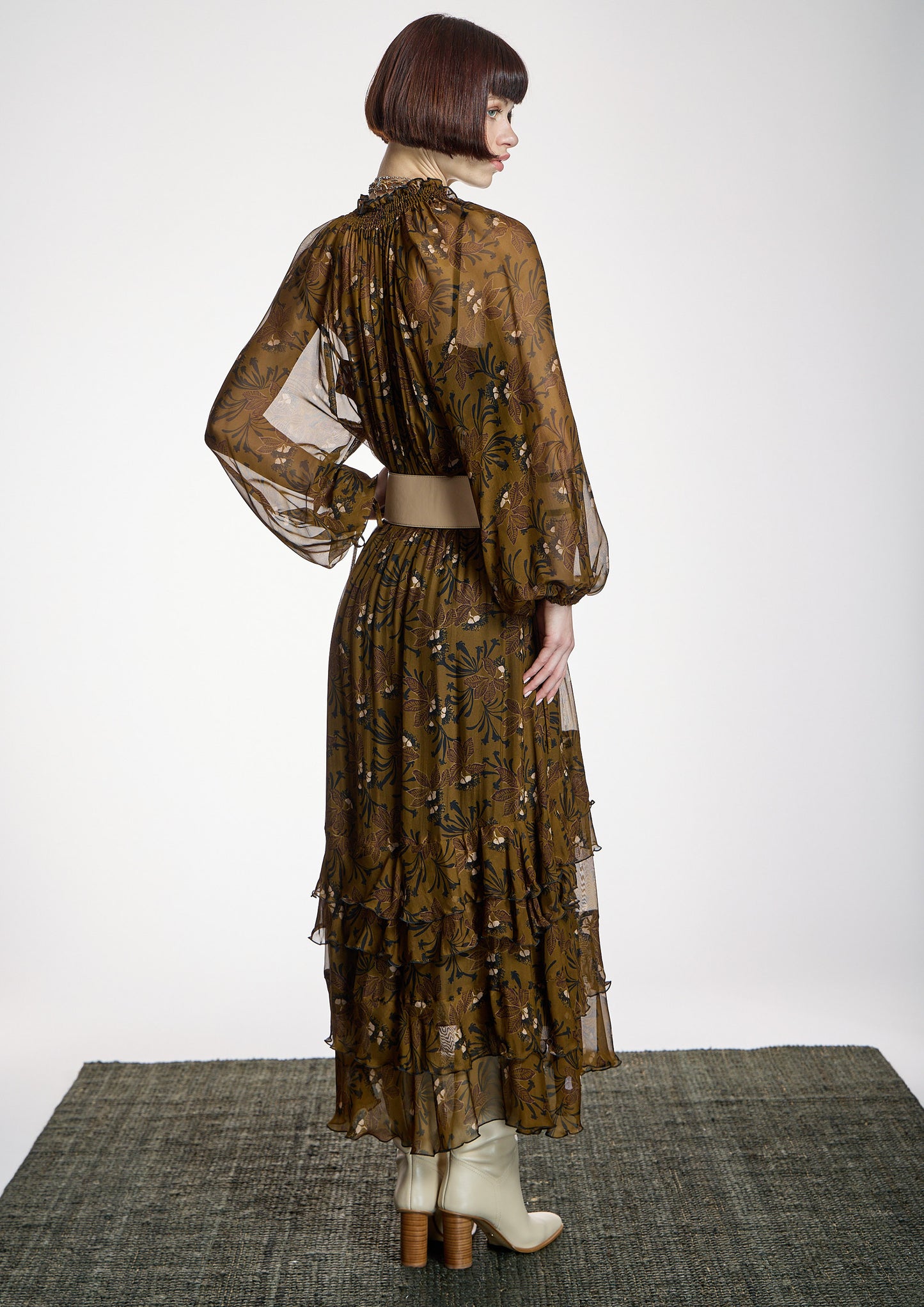 Vestido ALBA CONDE largo estampado