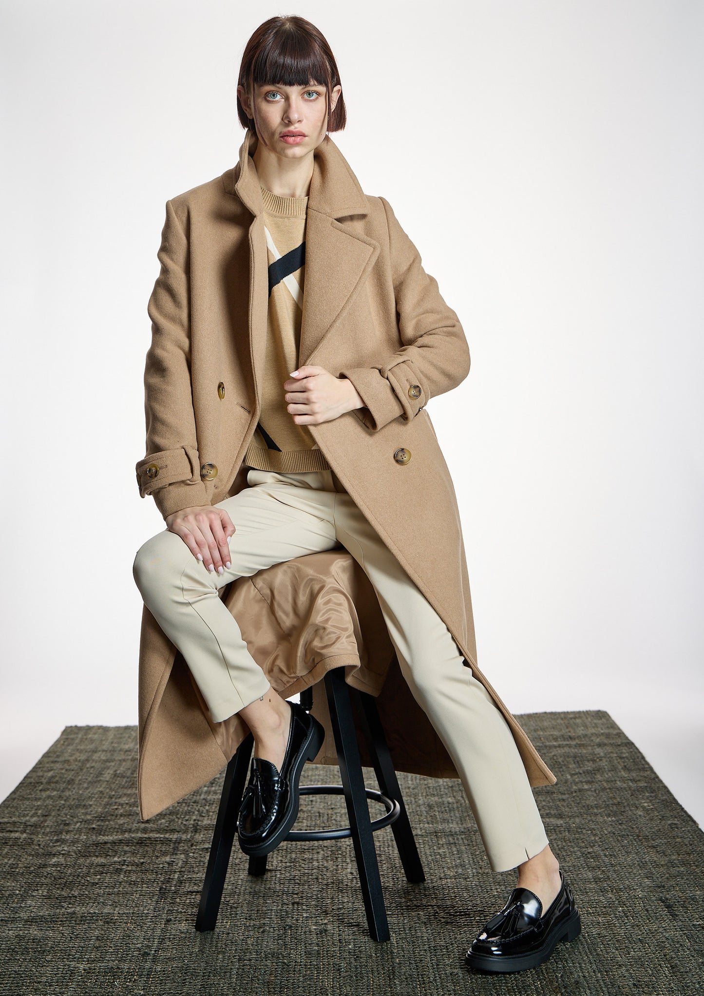 Abrigo ALBA CONDE color camel