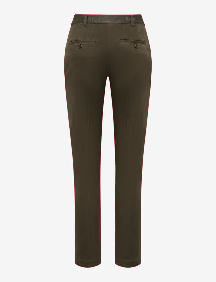 Pantalón BRAX FEEL GOOD corte chino verde