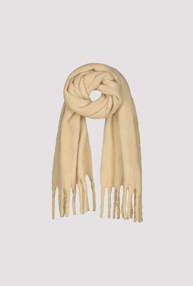 Bufanda MONARI color canela esponjosa