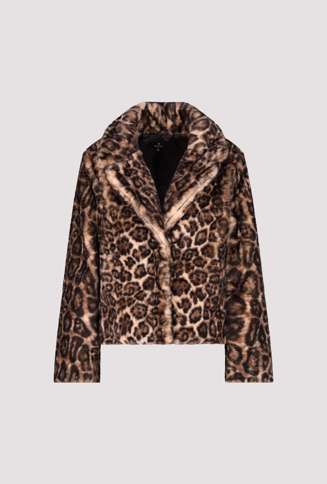 Chaquetón MONARI estampado leoperdo