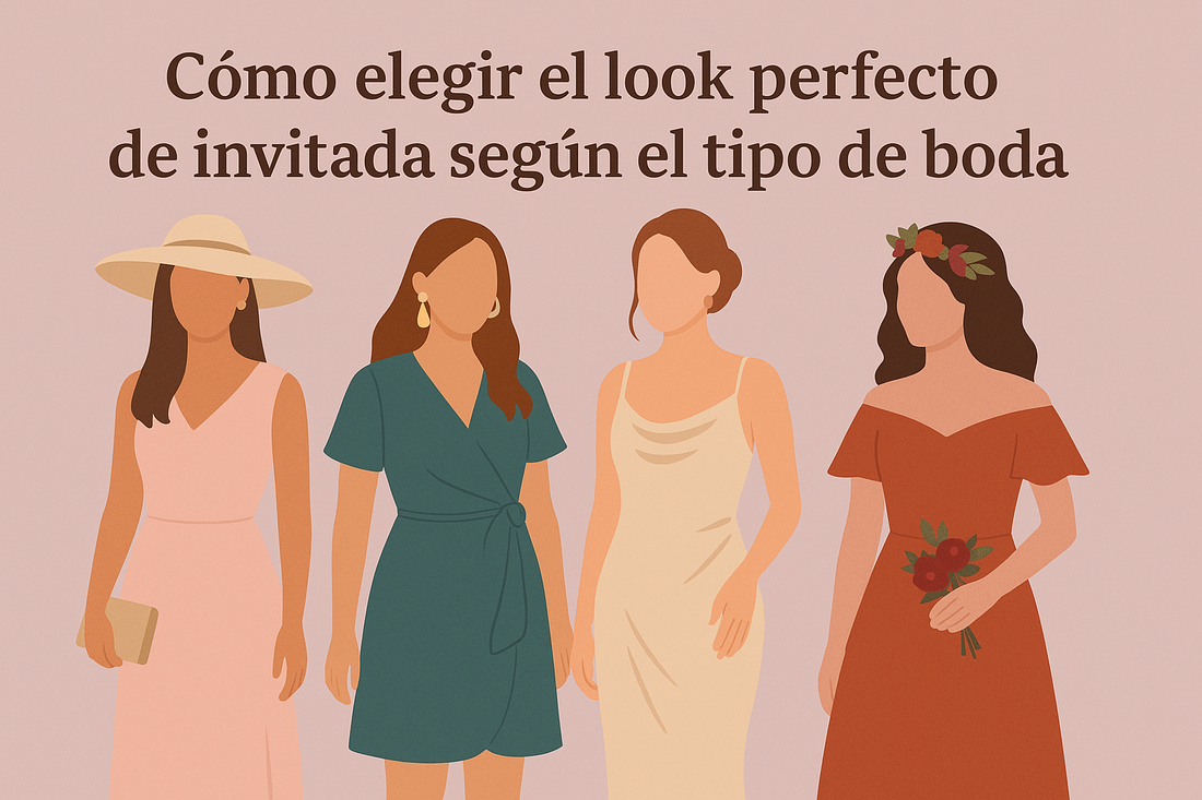 Cómo elegir el look perfecto de invitada según el tipo de boda