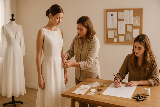 Vestido de novia a medida en Madrid: guía rápida para acertar