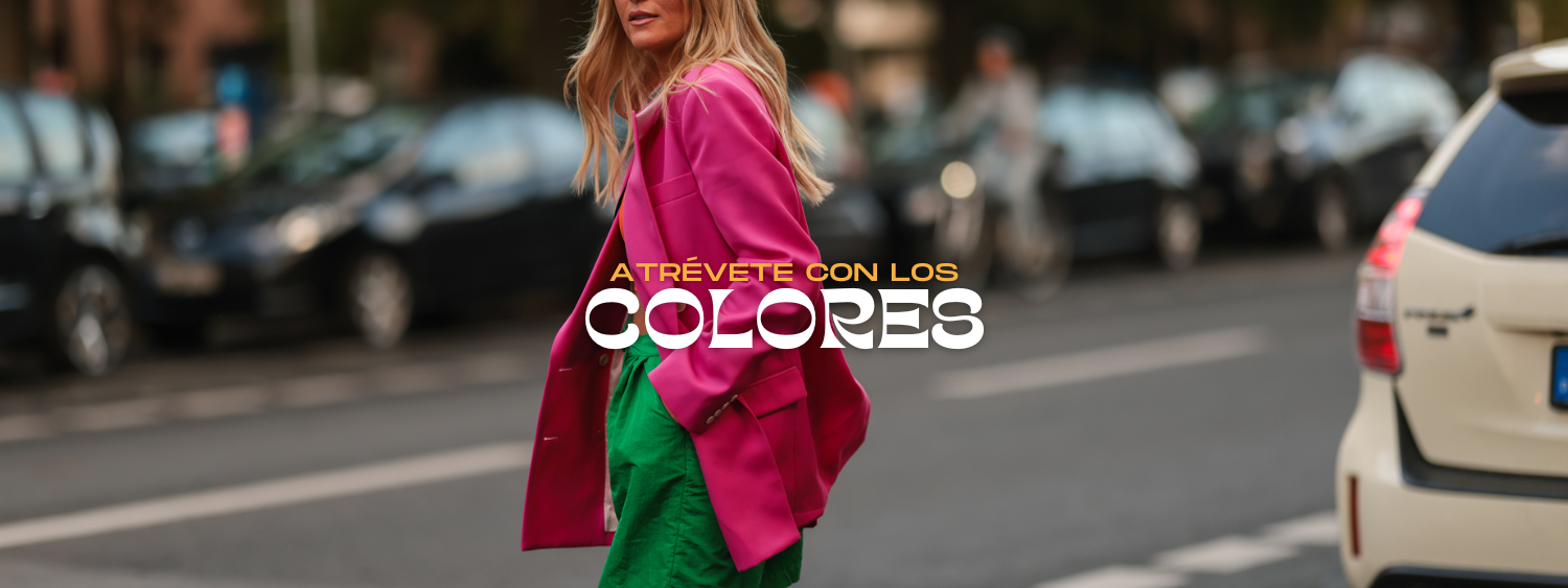 Atrévete con el color esta temporada