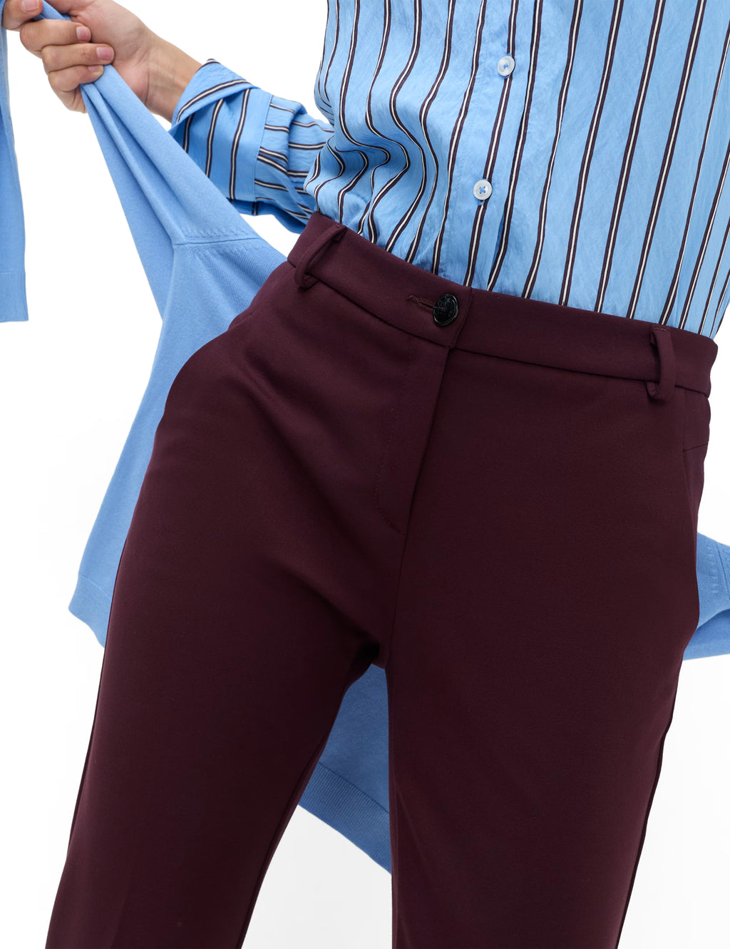 Pantalón BRAX FEEL GOOD burdeos STYLE MARON
