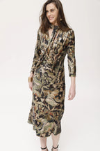 Vestido OKY en terciopelo modelo MINK