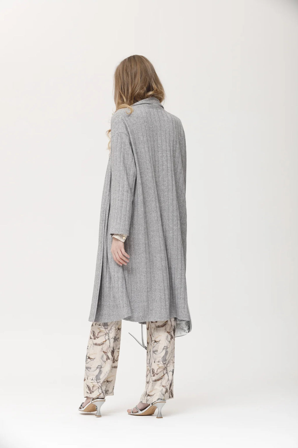 Chaqueta OKY larga punto canalé