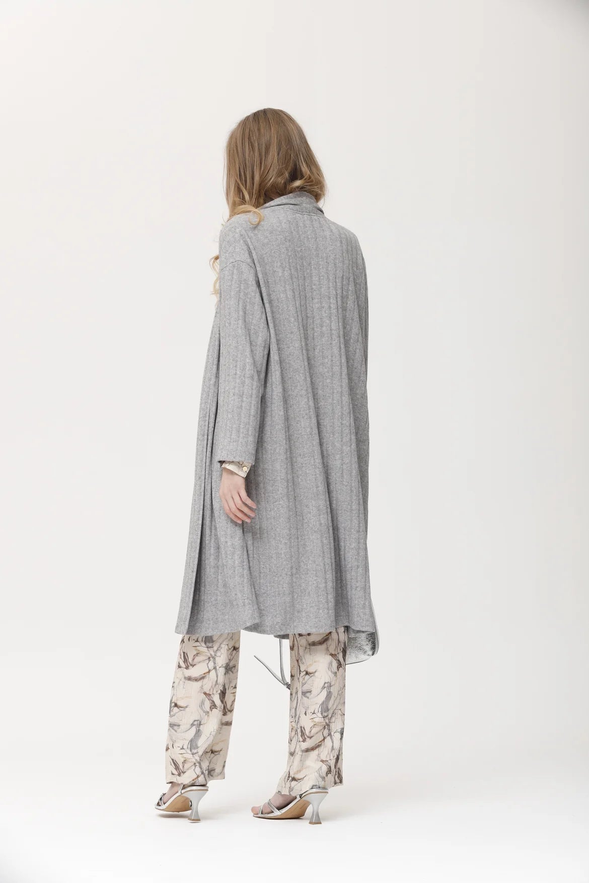 Chaqueta OKY larga punto canalé