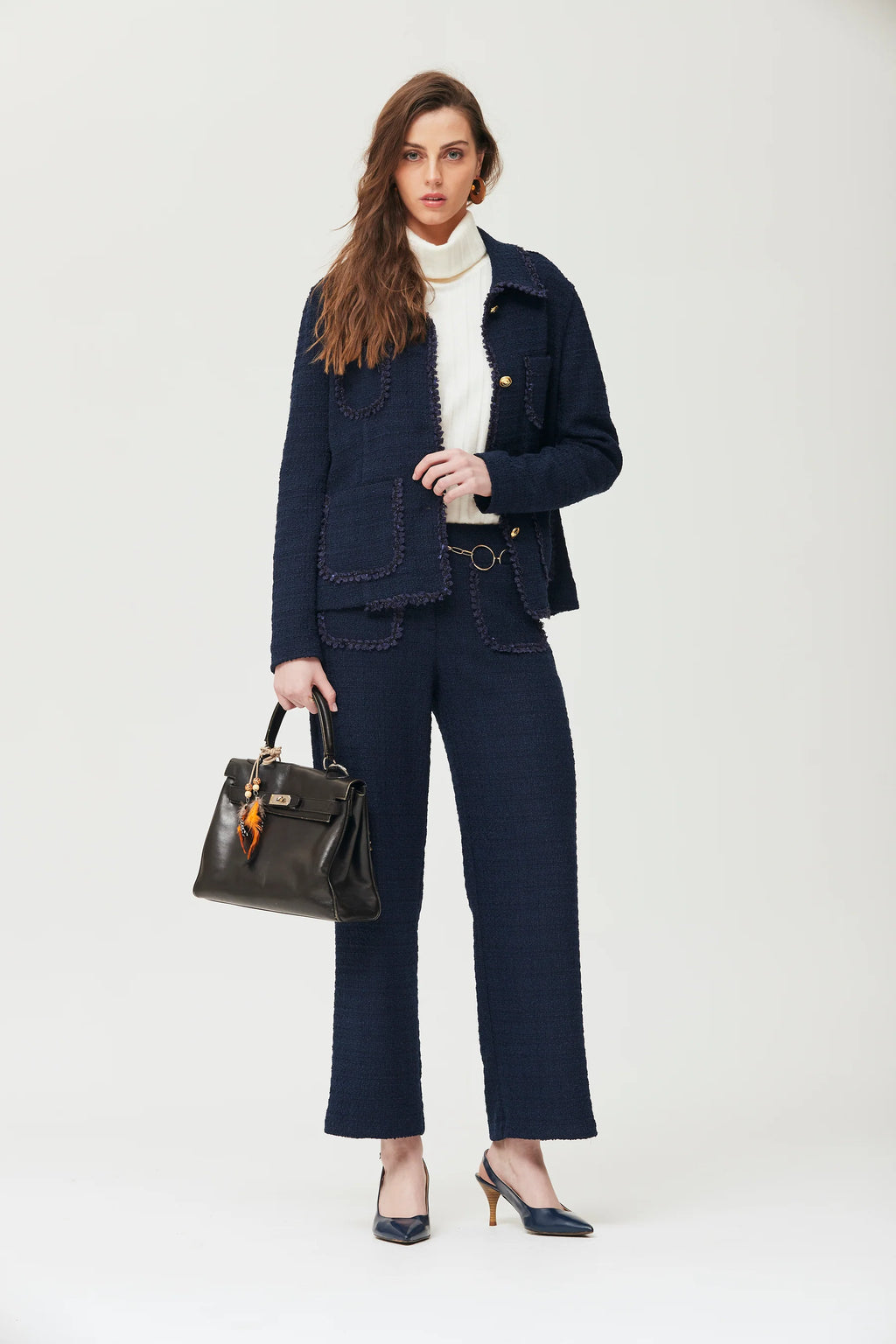 Chaqueta OKY chanel azul marino