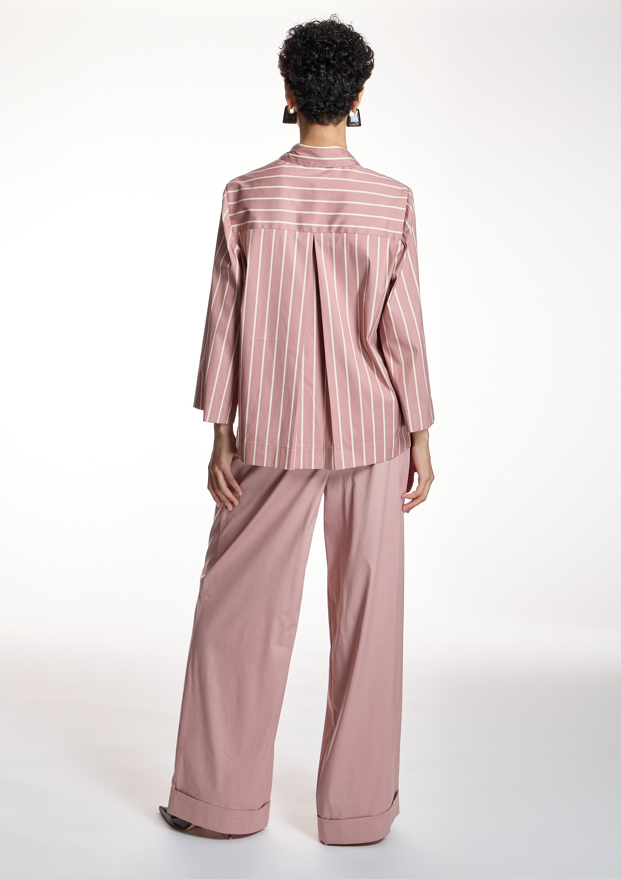 Blusa ALBA CONDE rosa de rayas