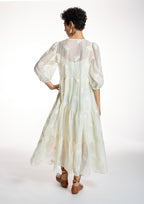 Vestido ALBA CONDE crudo romántico