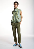 Pantalón ALBA CONDE básico verde kaki