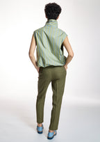 Pantalón ALBA CONDE básico verde kaki