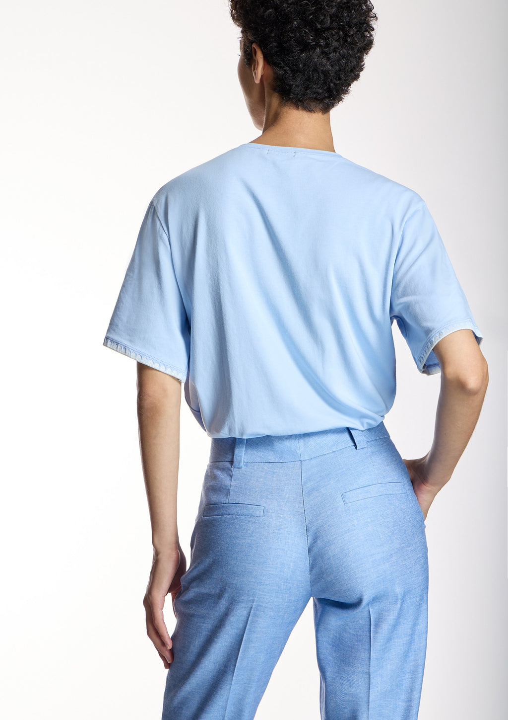 Pantalón ALBA CONDE básico recto azul