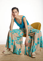 Pantalón ALBA CONDE amplio con dibujo