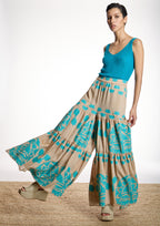 Pantalón ALBA CONDE amplio con dibujo