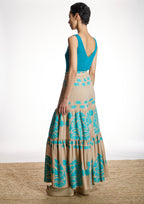 Pantalón ALBA CONDE amplio con dibujo