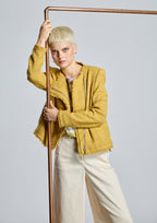 Chaqueta ALBA CONDE corta mostaza