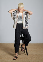 Kimono ALBA CONDE corte étnico