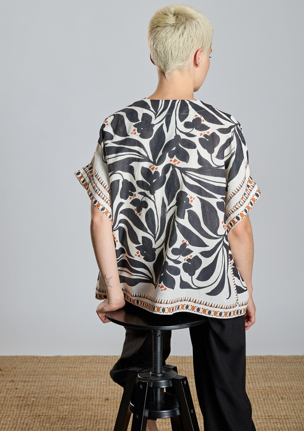 Kimono ALBA CONDE corte étnico