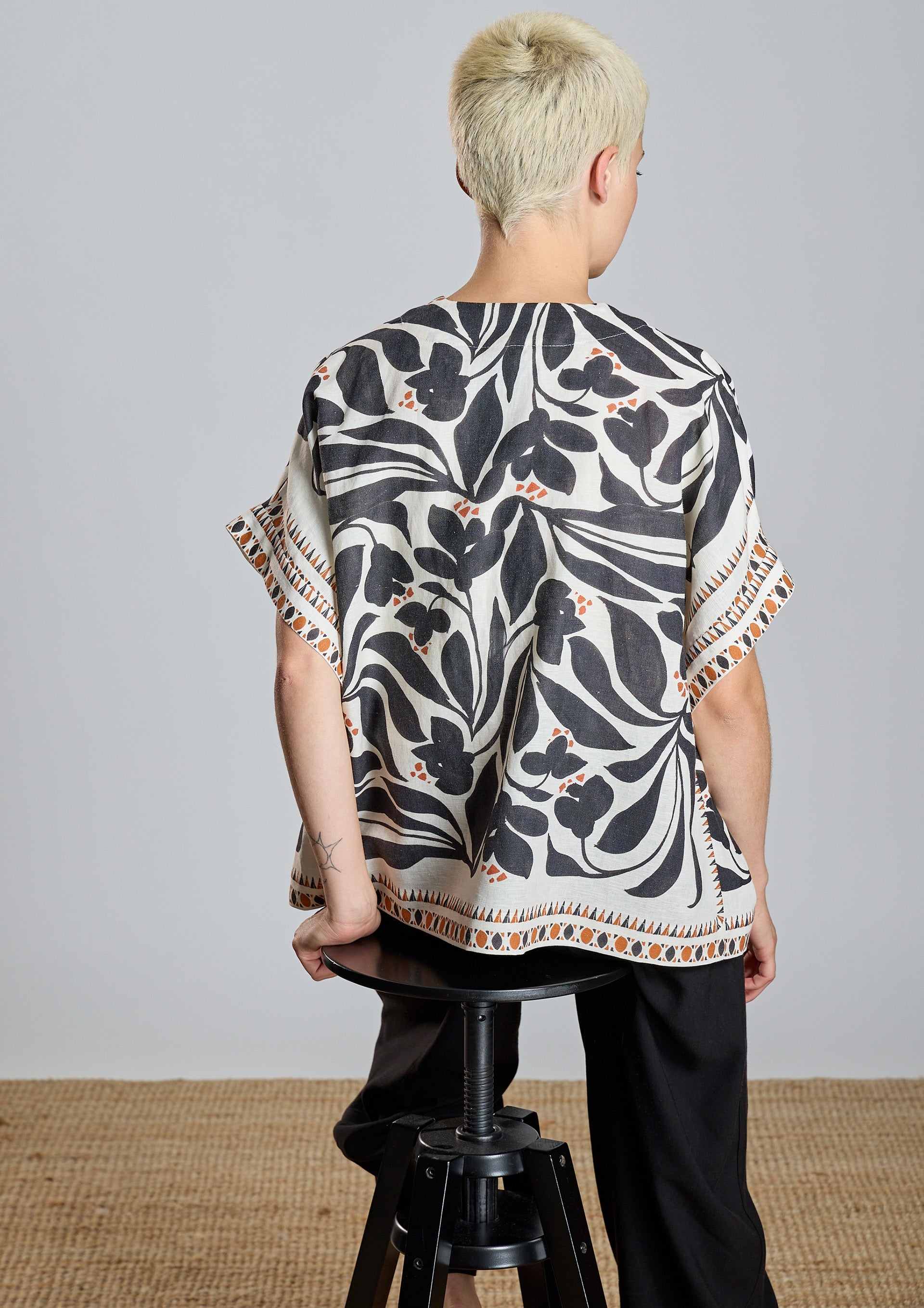 Kimono ALBA CONDE corte étnico