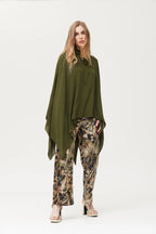 Capa OKY en gasa color musgo