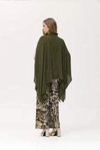 Capa OKY en gasa color musgo