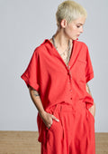 Camisa ALBA CONDE fluida roja