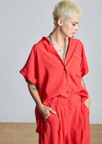 Camisa ALBA CONDE fluida roja