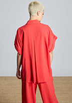 Camisa ALBA CONDE fluida roja