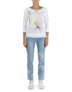 Pantalón ELISA CAVALETTI vaquero con bordado