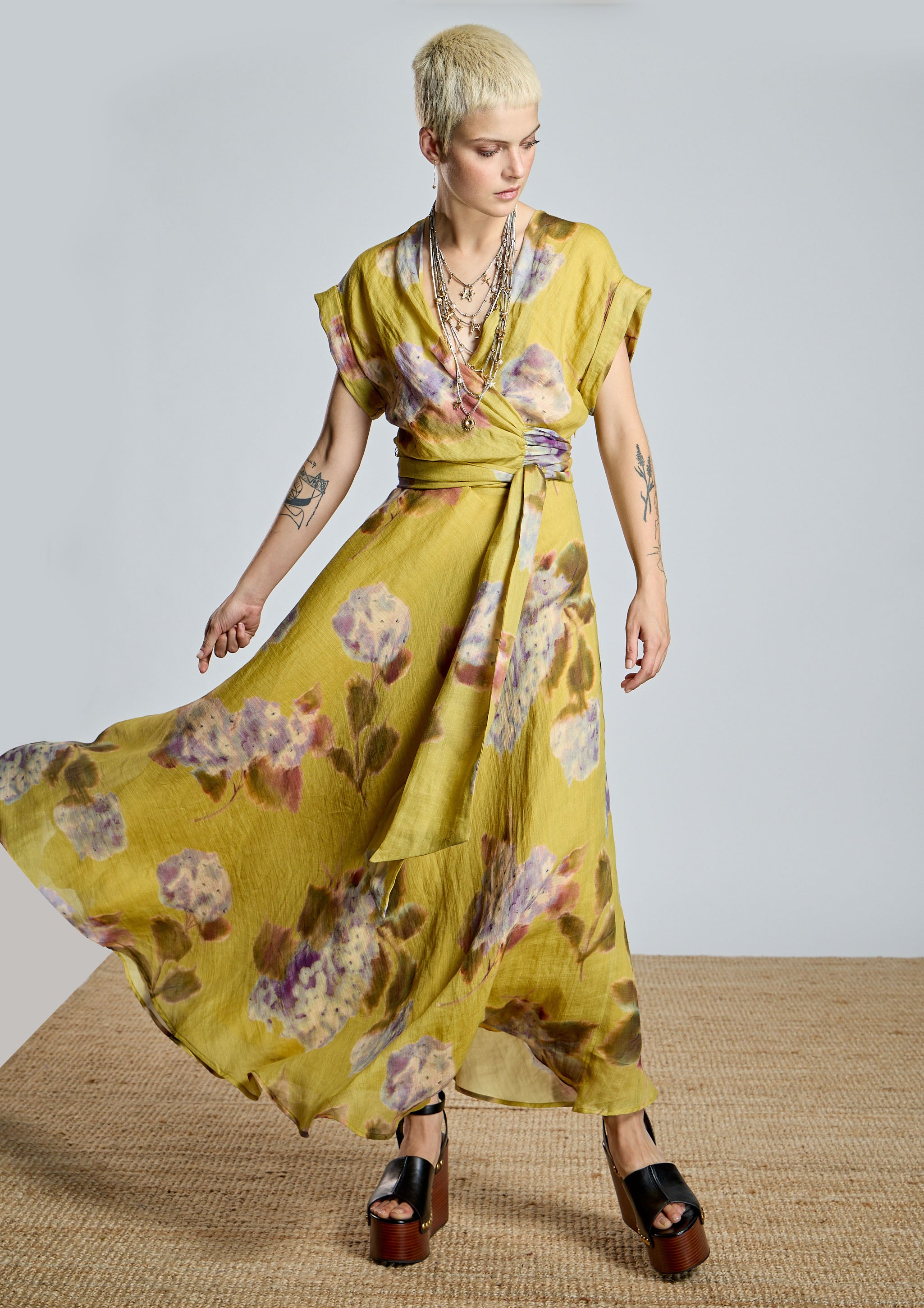 Vestido ALBA CONDE estampado floral