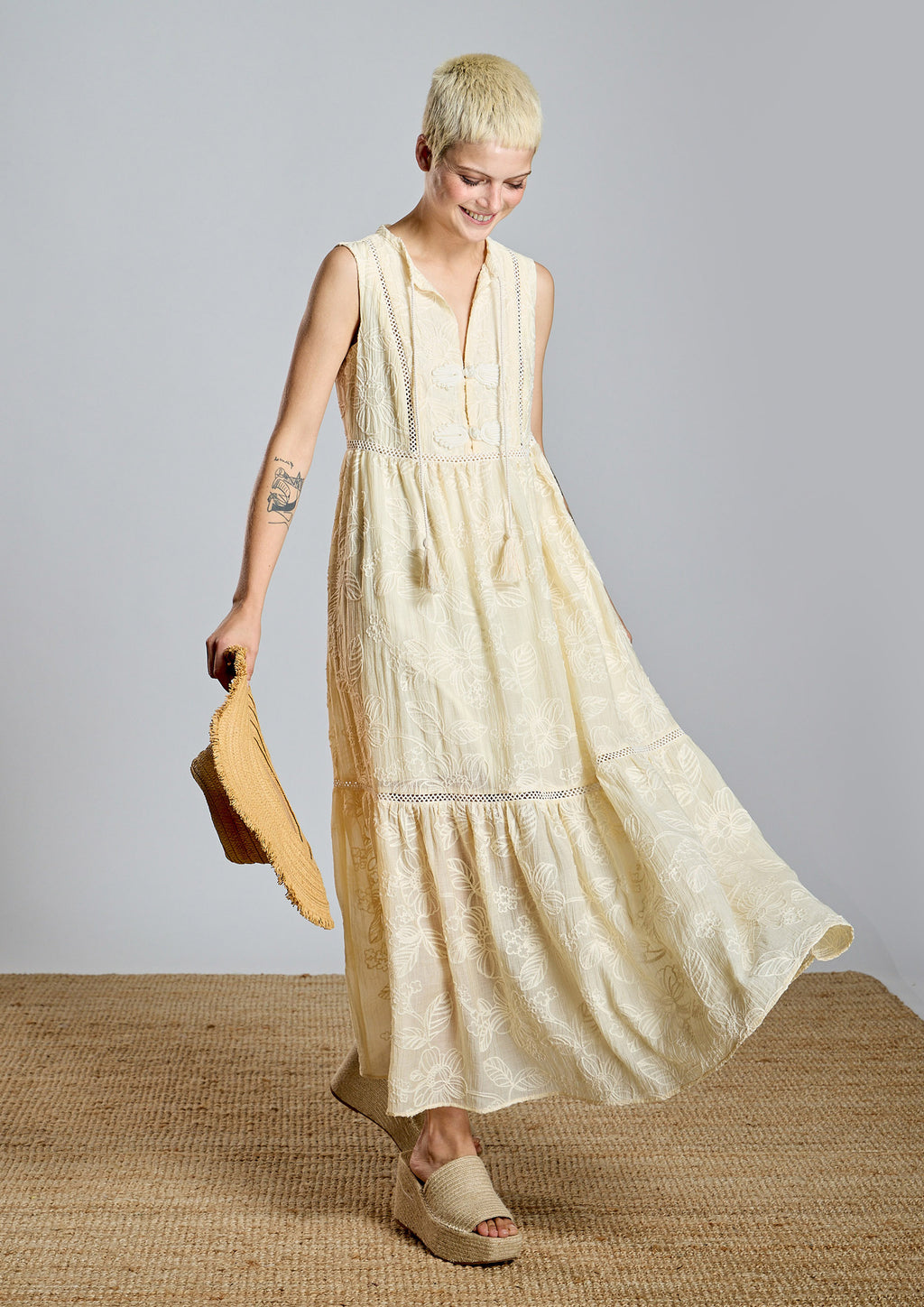 Vestido ALBA CONDE estilo boho