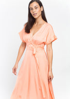 Vestido ALBA CONDE largo con falda evasé.