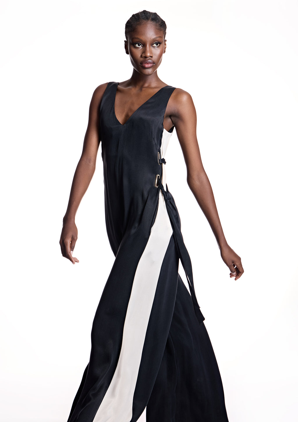 Mono ALBA CONDE fluido bicolor