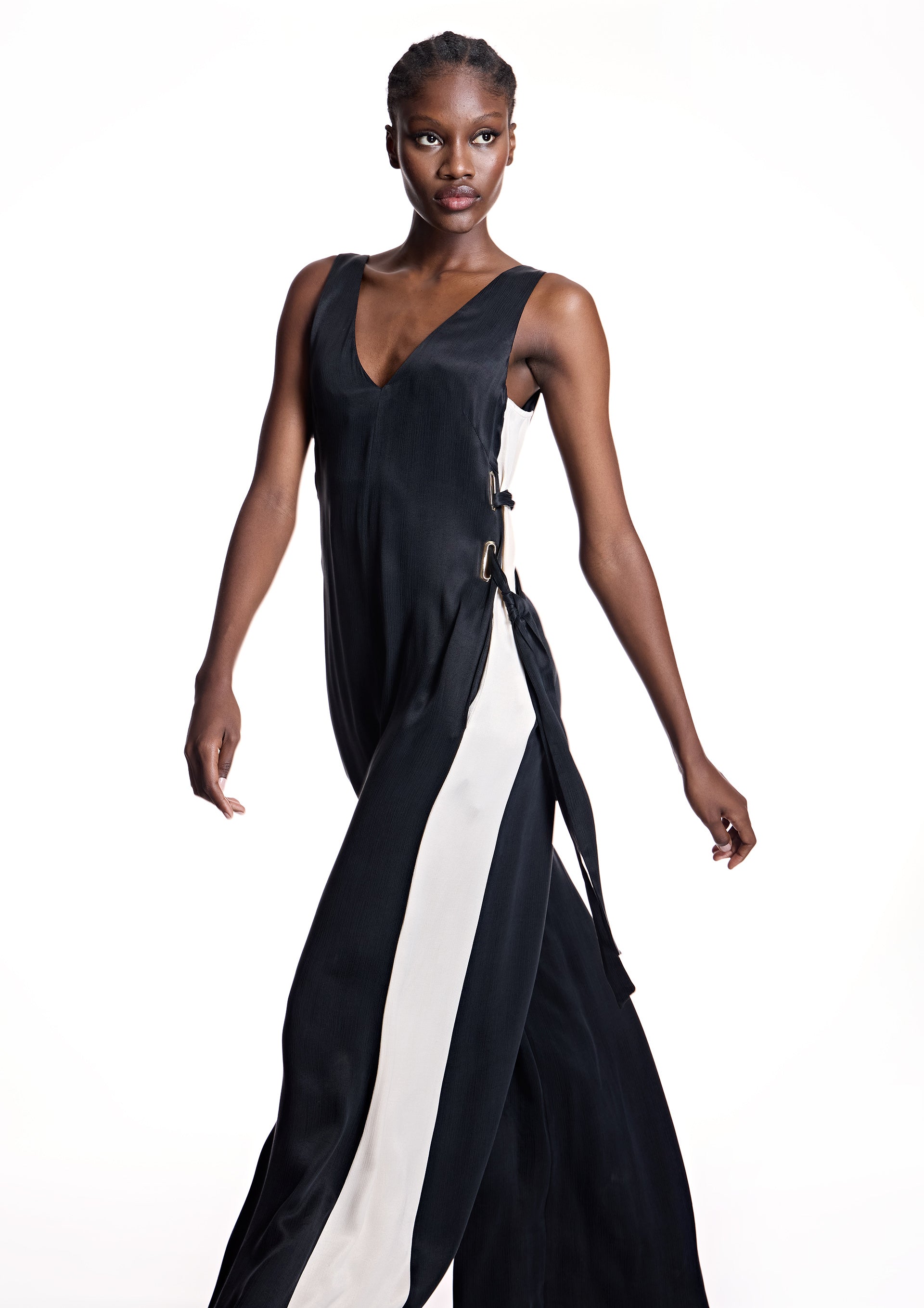 Mono ALBA CONDE fluido bicolor