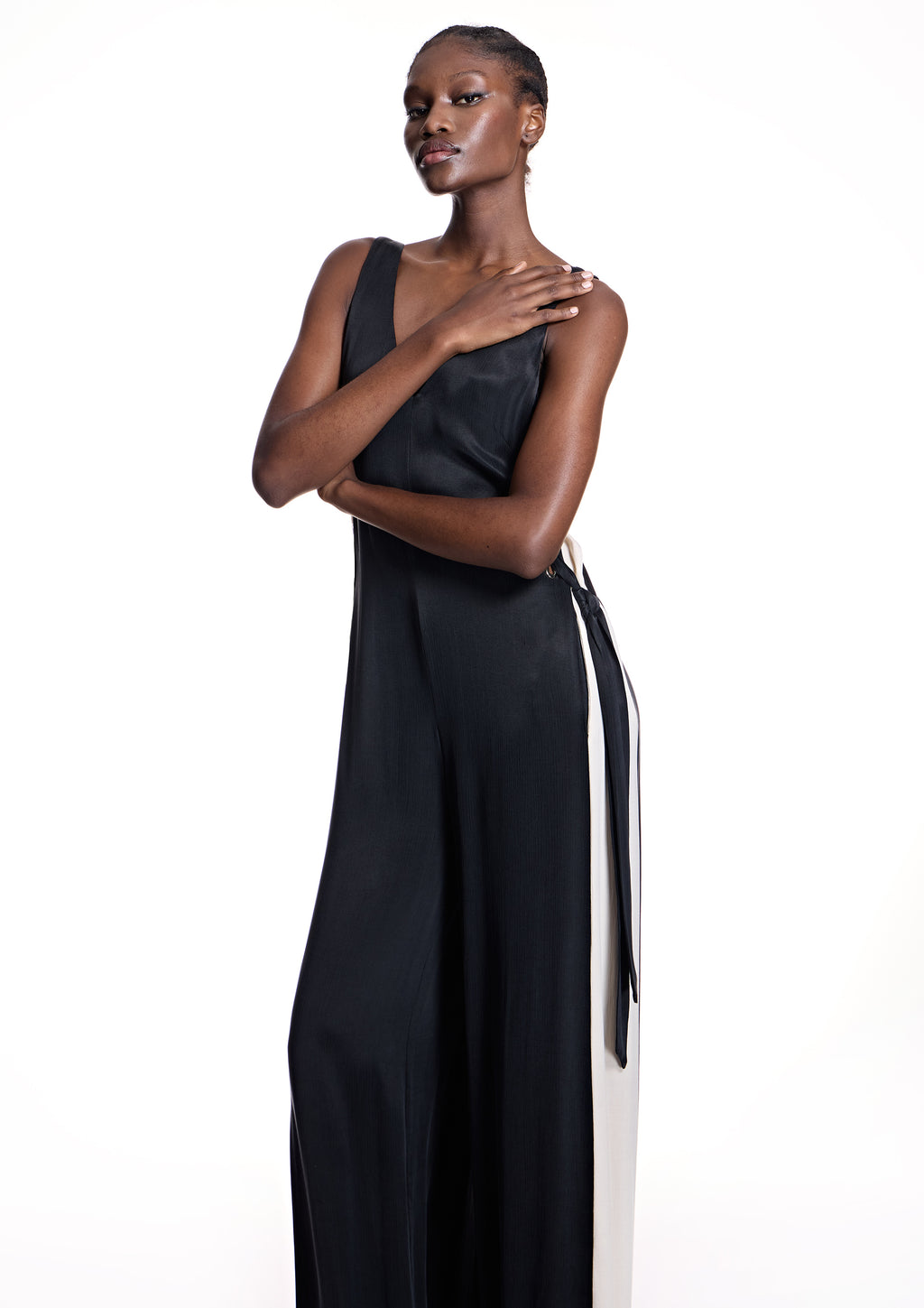 Mono ALBA CONDE fluido bicolor