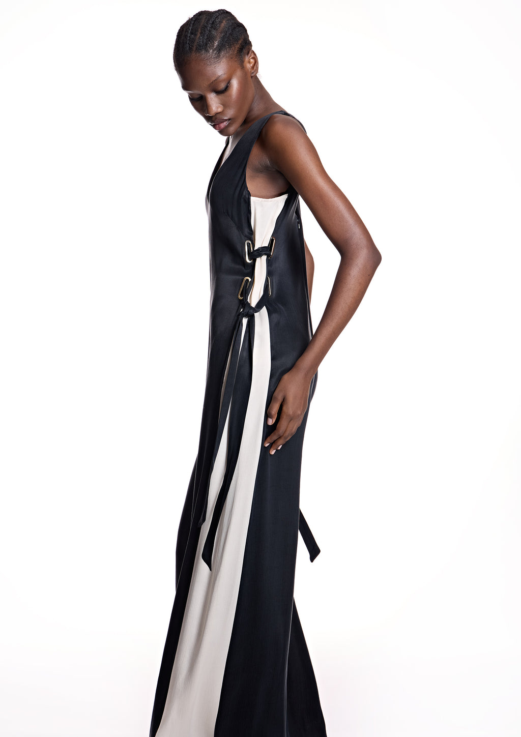 Mono ALBA CONDE fluido bicolor