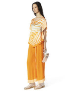 Pantalón ELISA CAVALETTI fluido bicolor