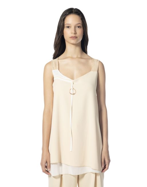 Camiseta ELISA CAVALETTI sin mangas Samba