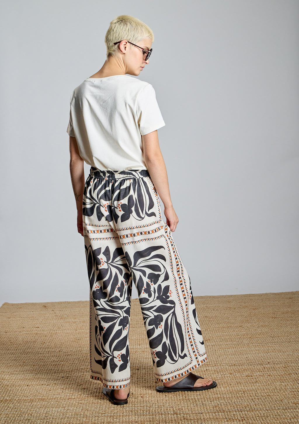 Pantalón ALBA CONDE recto étnico