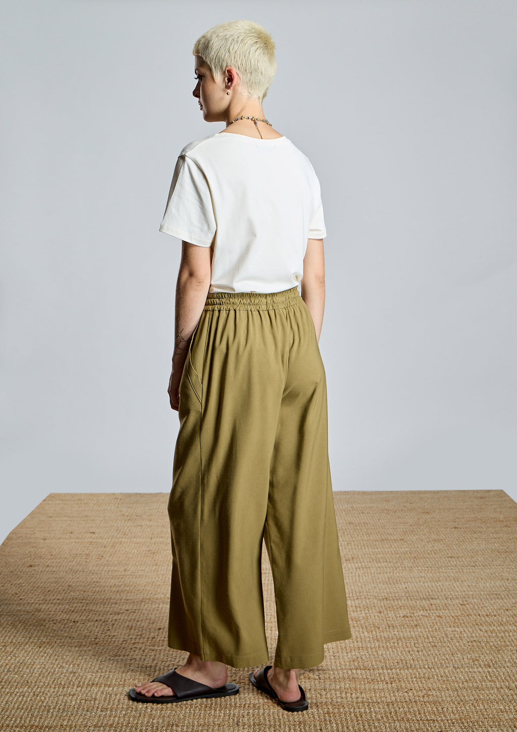 Pantalón ALBA CONDE culotte fluido