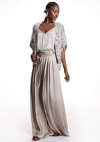 Pantalón ALBA CONDE palazzo satén