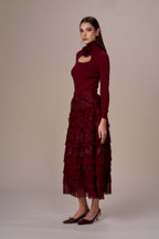 Suéter NO SECRETS de punto con rosa