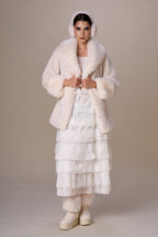 Abrigo NO SECRETS de simil piel crudo