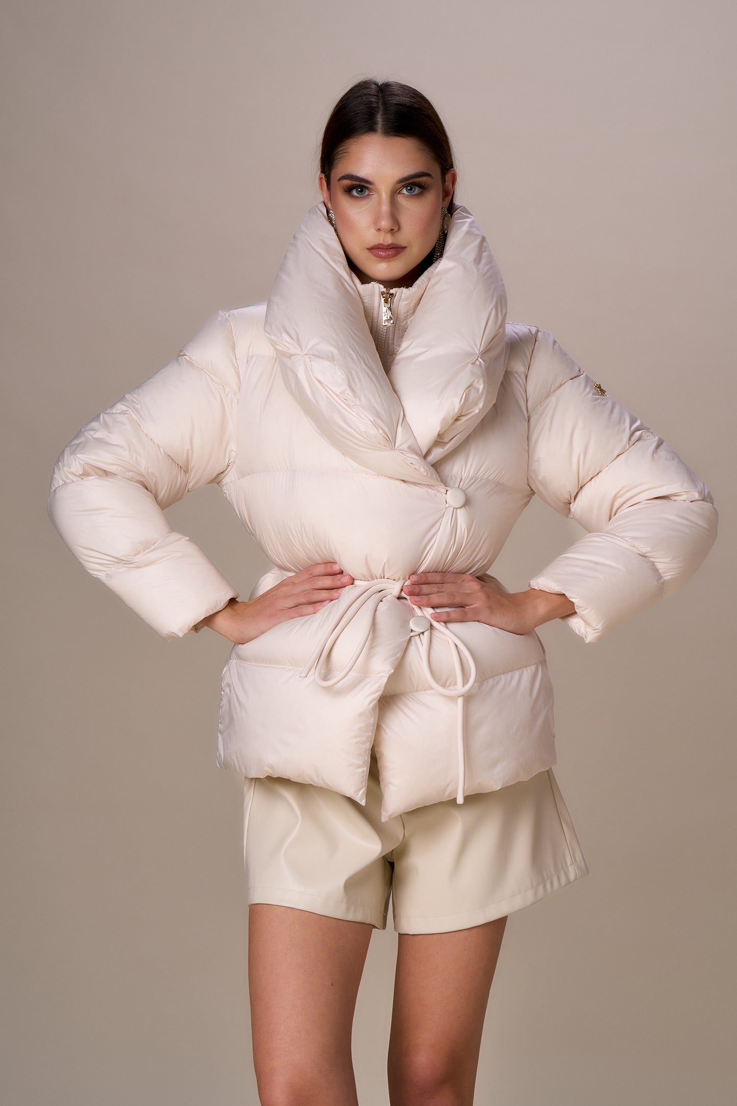 Chaqueta NO SECRETS acolchada cruda