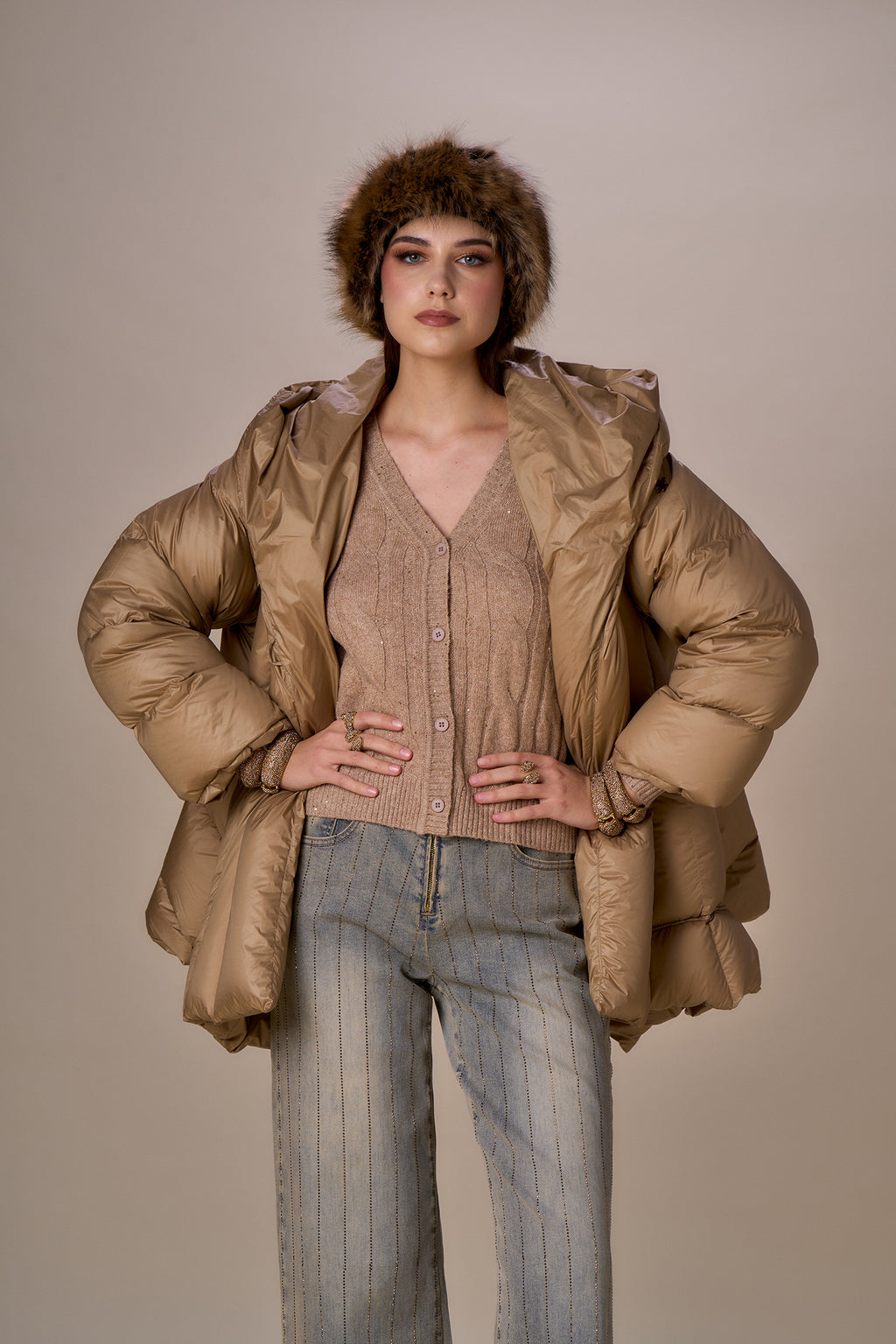 Chaqueta NO SECRETS corta de pluma